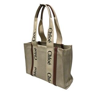 CHLOEWoody Tote Bag Beige Chlo